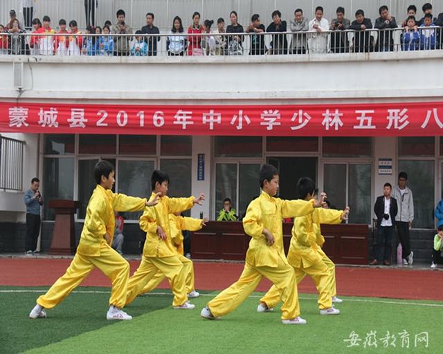 蒙城县首届“少林五形八法拳”比赛圆满结束